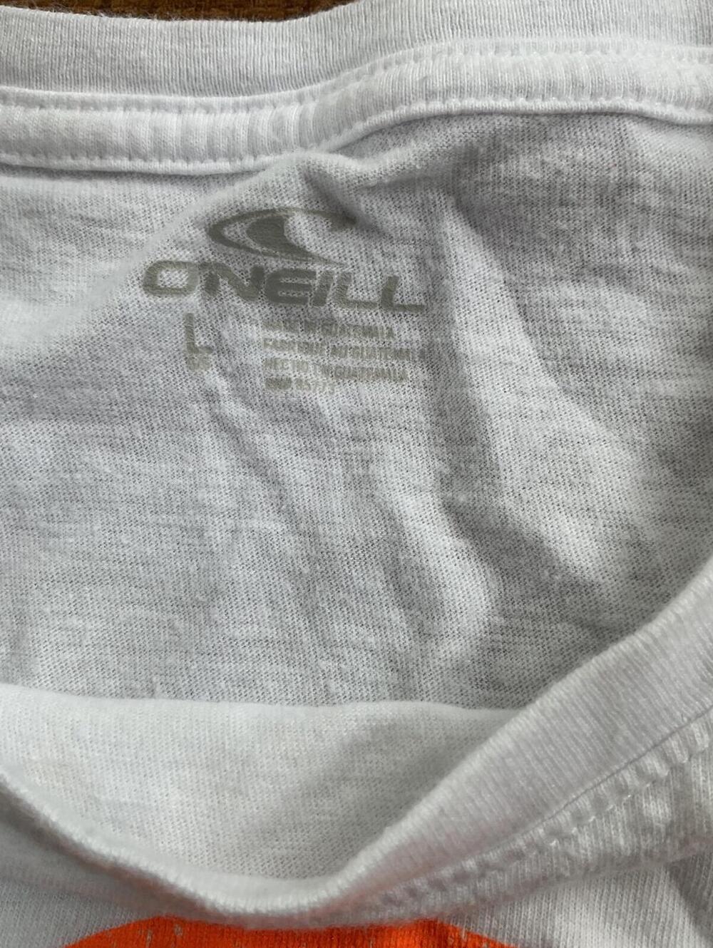 O'Neill Girls Large White Sunrise Floral Retro Graphic T-Shirt - Picture 5 of 6